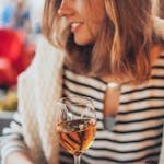 Woman Holding Glass of Wine